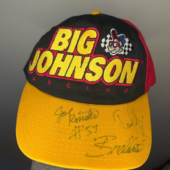 Vintage Big Johnson auto graphed Hat - Picture 1 of 2